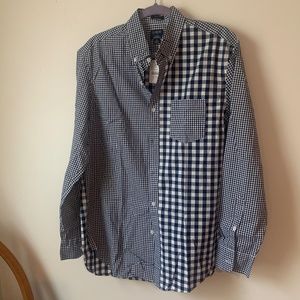 NWT J CREW CLASSIC FLEX WASHED CHECKED SHIRT M